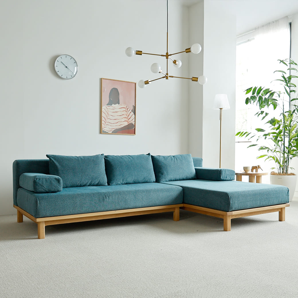 m-sf08 SIEVE rect unit sofa ロングタイプ ブルー