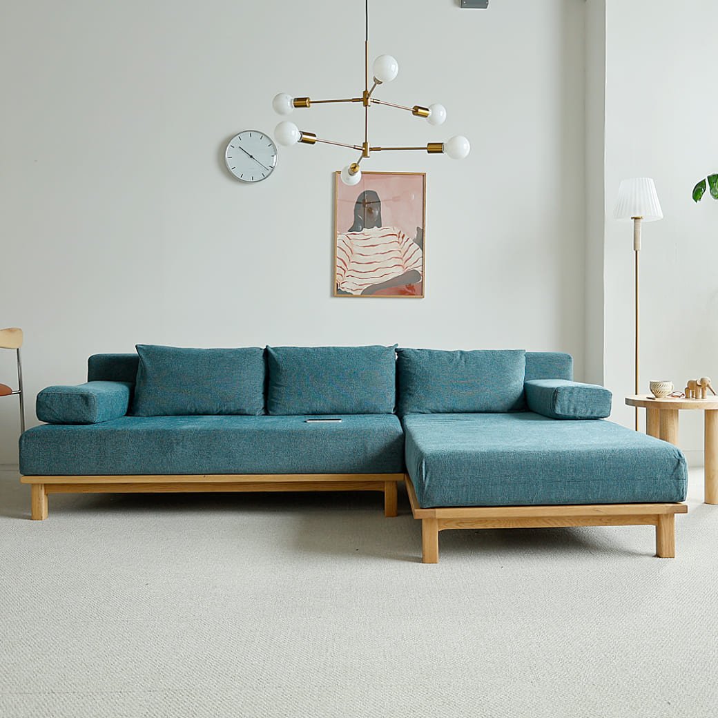 m - sf09 SIEVE rect unit sofa カウチセットAタイプ ライトブラウン - miion|北欧ナチュラルモダン家具・インテリア通販 miion(ミオン)