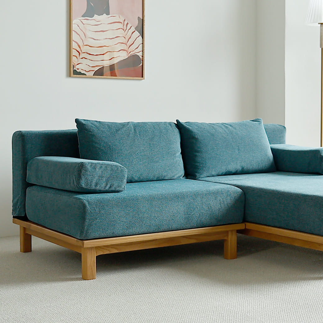 m-sf10 SIEVE rect unit sofa カウチセットBタイプ ブルー