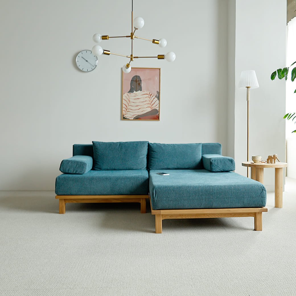 m - sf06 SIEVE rect unit sofa 1人掛けタイプ ライトブラウン - miion|北欧ナチュラルモダン家具・インテリア通販 miion(ミオン)