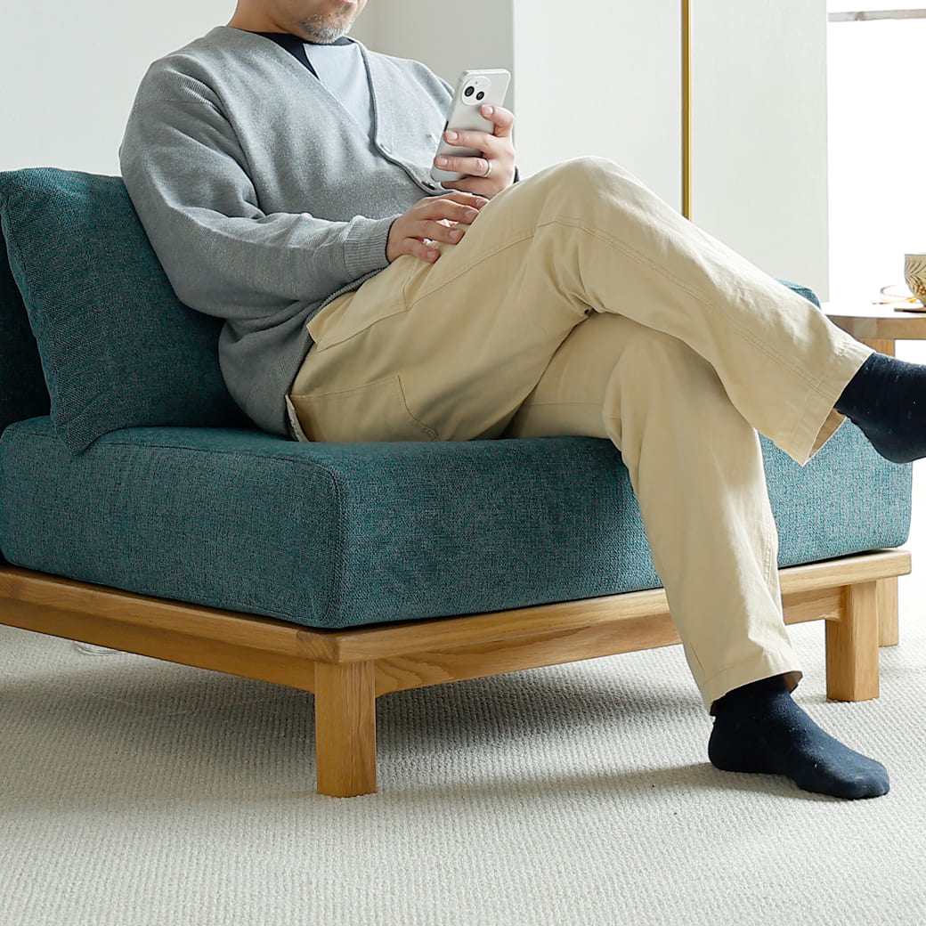 m-sf06 SIEVE rect unit sofa 1人掛けタイプ ベージュ