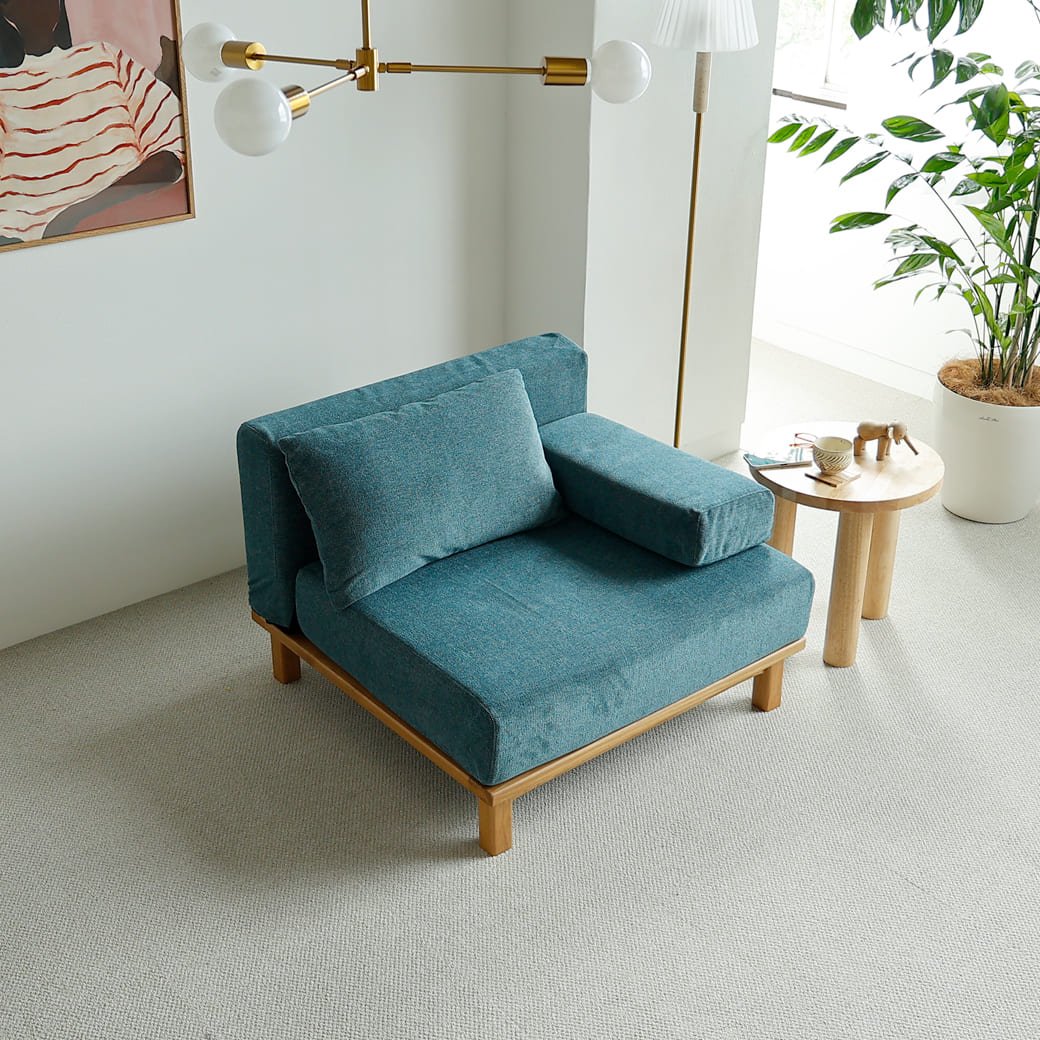 m - sf06 SIEVE rect unit sofa 1人掛けタイプ ライトブラウン - miion|北欧ナチュラルモダン家具・インテリア通販 miion(ミオン)