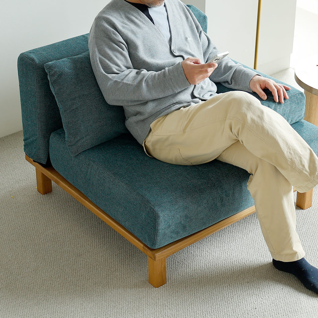 m-sf06 SIEVE rect unit sofa 1人掛けタイプ ベージュ