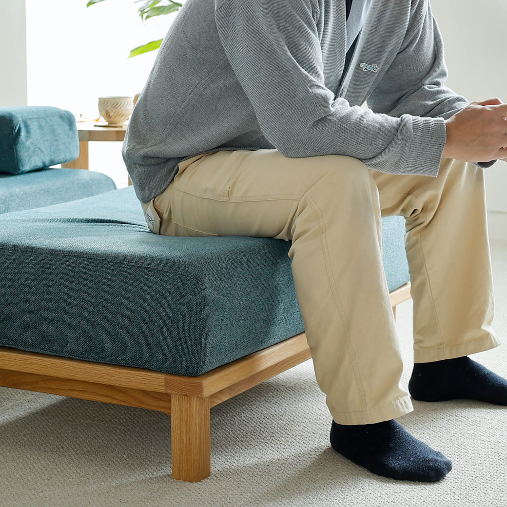 m-sf05 SIEVE rect unit sofa オットマンタイプ ブルー