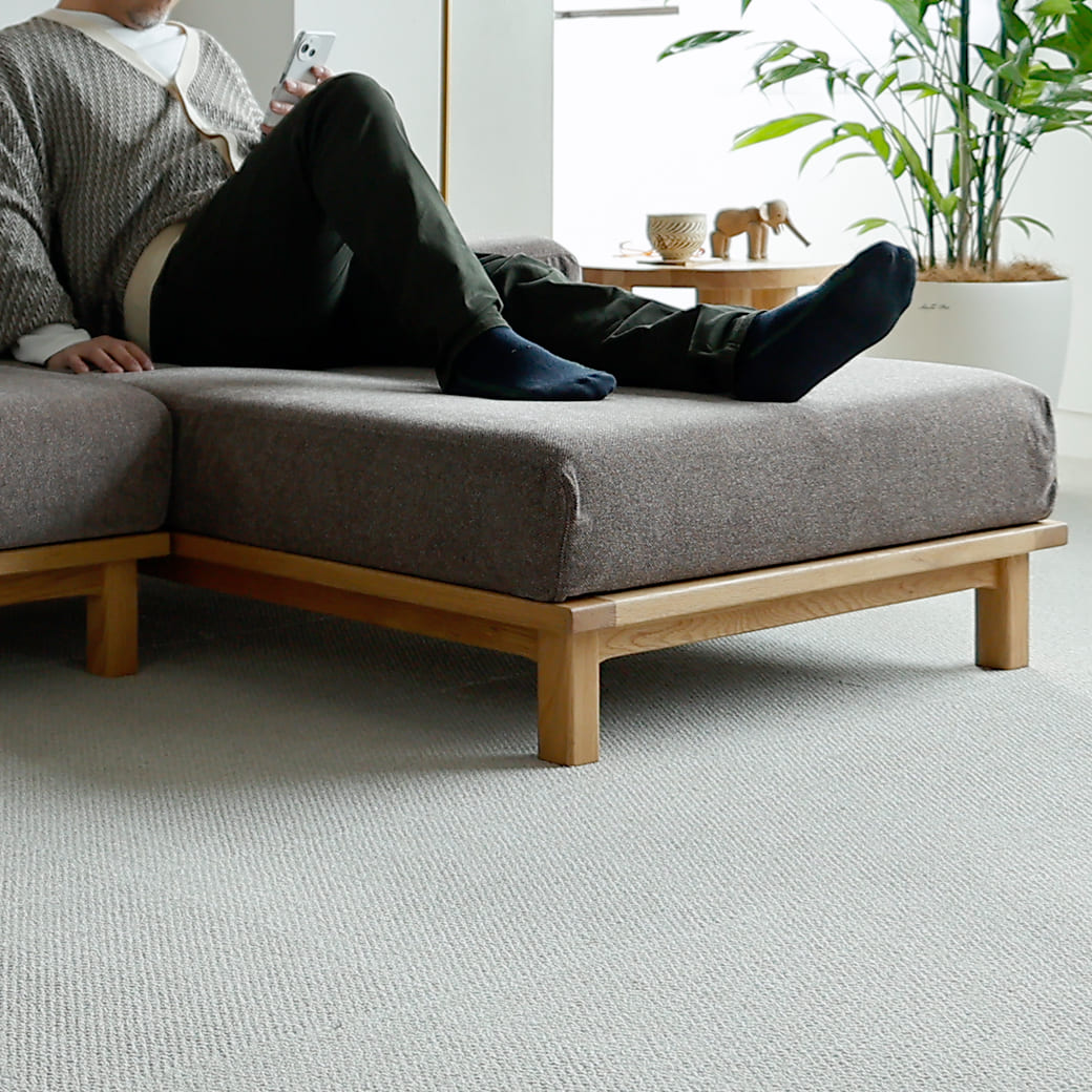 m-sf08 SIEVE rect unit sofa ロングタイプ ライトブラウン