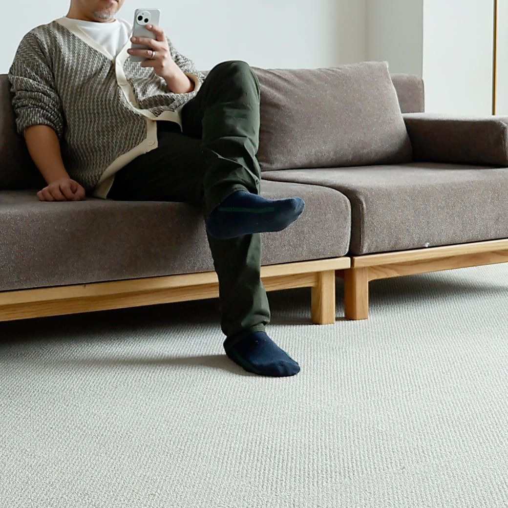 m-sf11 SIEVE rect unit sofa 3人掛けセット ブルー