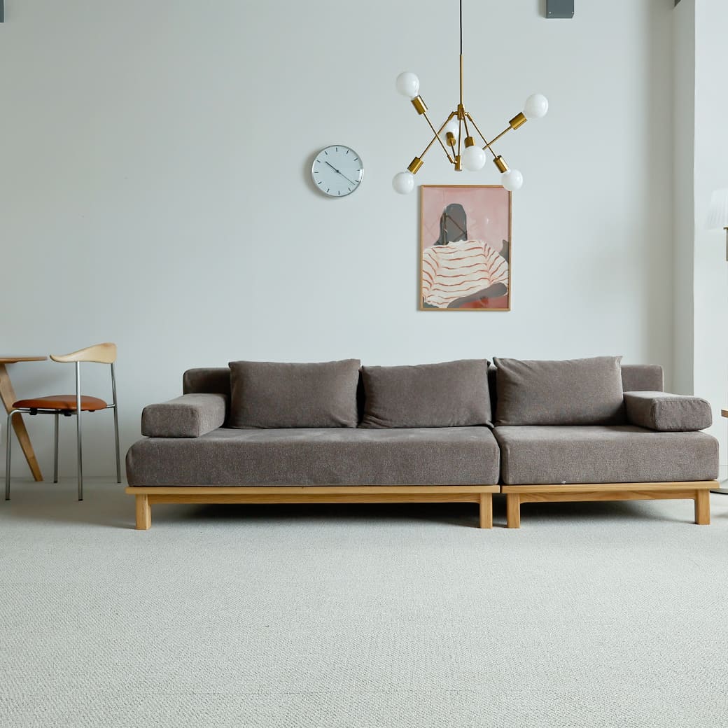 m-sf07 SIEVE rect unit sofa ワイドタイプ ブルー