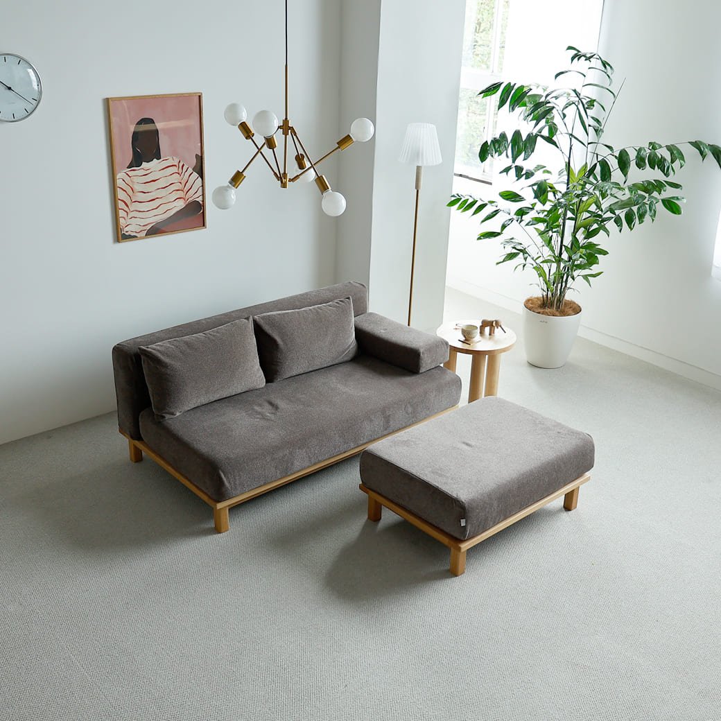 m - sf07 SIEVE rect unit sofa ワイドタイプ ライトブラウン - miion|北欧ナチュラルモダン家具・インテリア通販 miion(ミオン)
