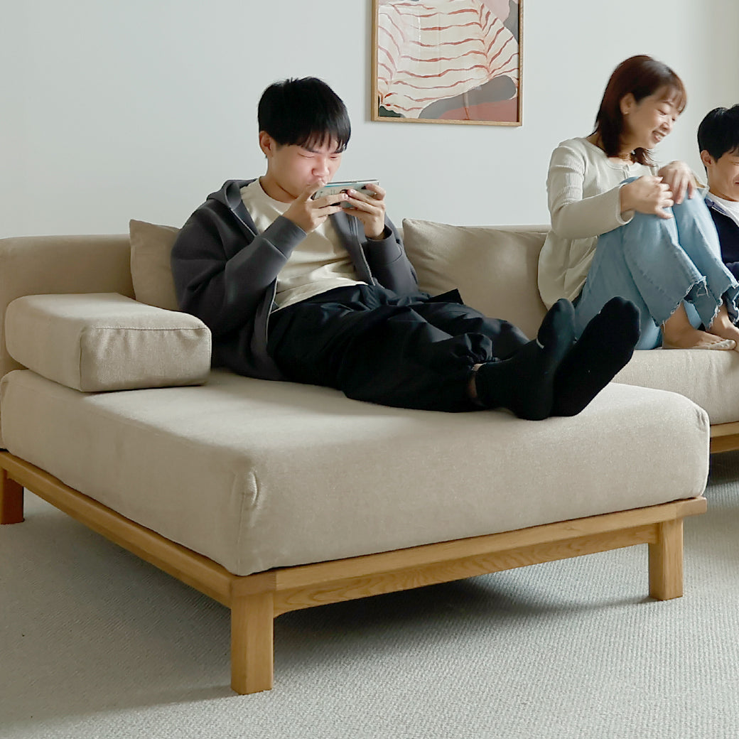 m-sf09 SIEVE rect unit sofa カウチセットAタイプ ブルー