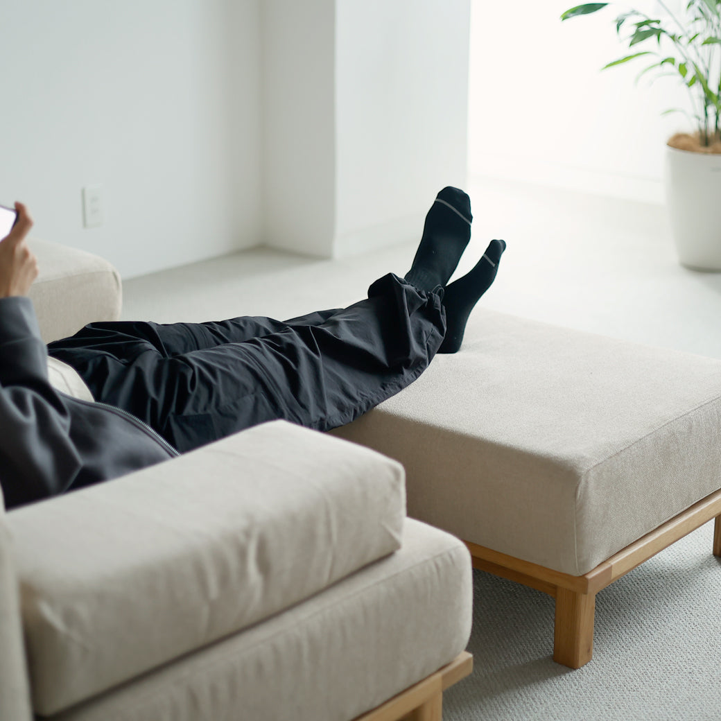 m-sf09 SIEVE rect unit sofa カウチセットAタイプ ブルー