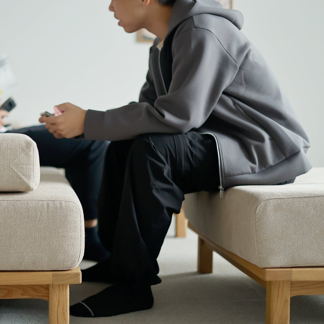 m - sf05 SIEVE rect unit sofa オットマンタイプ ライトブラウン - miion|北欧ナチュラルモダン家具・インテリア通販 miion(ミオン)