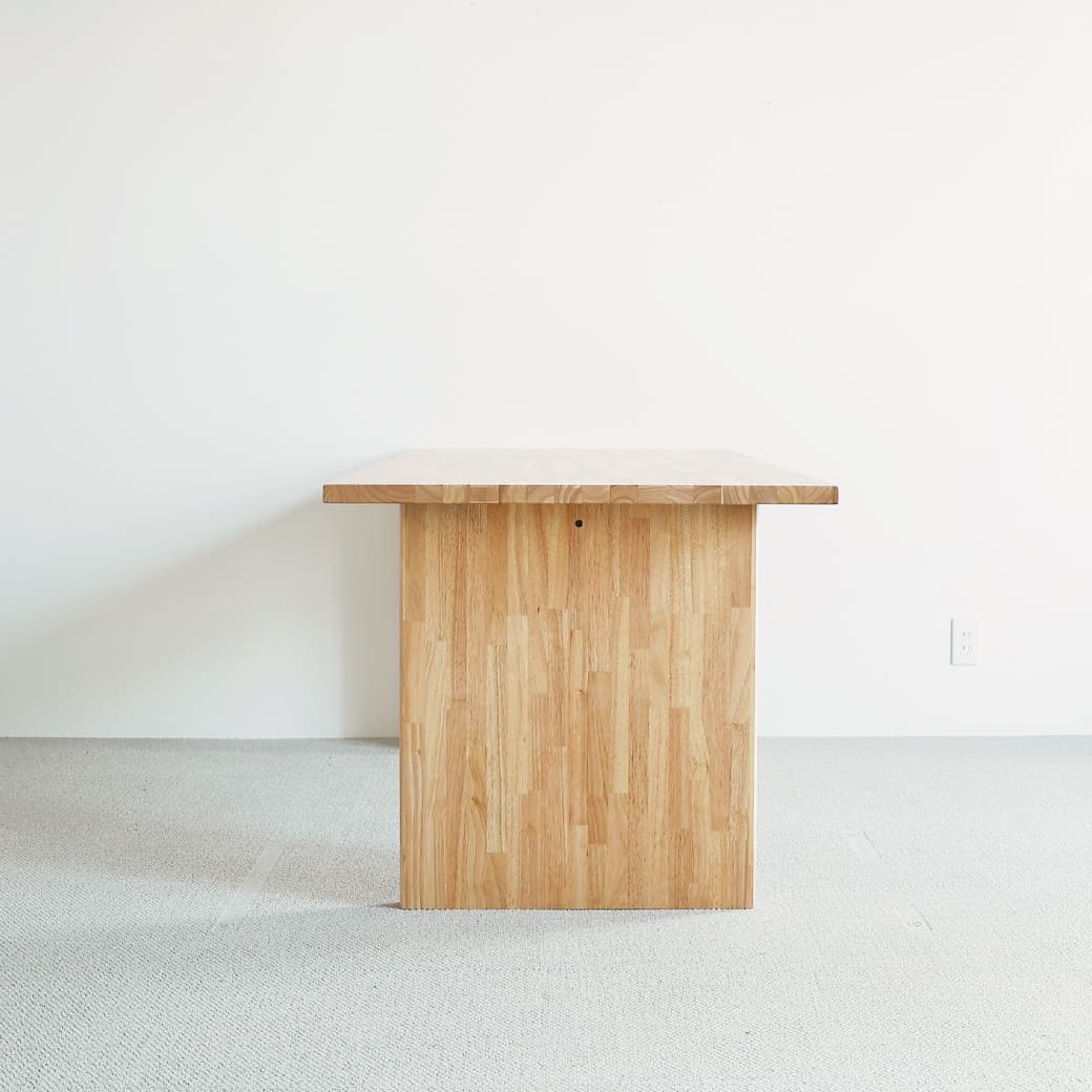 m-dt13 ダイニングテーブル 幅150cm パネル脚タイプ