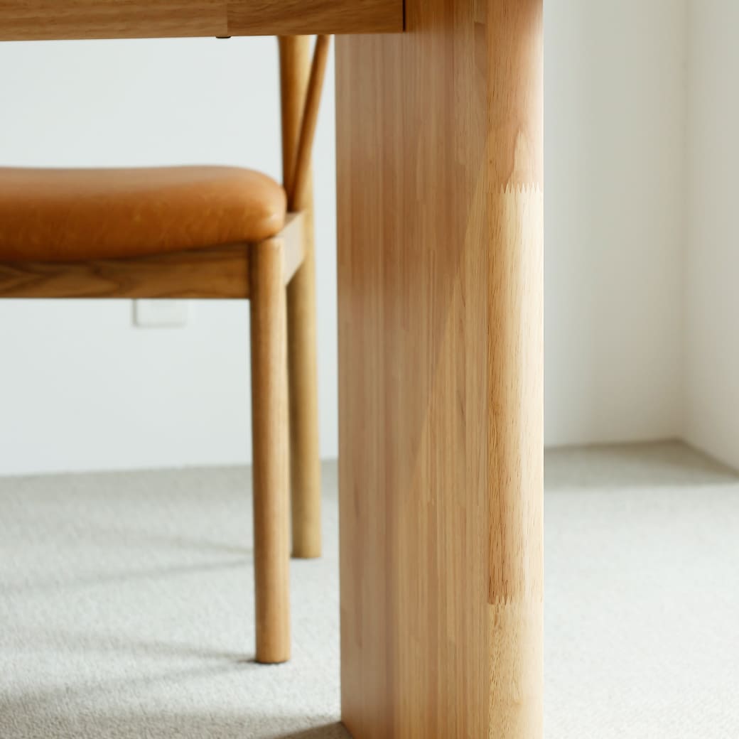 m-dt13 ダイニングテーブル 幅150cm パネル脚タイプ