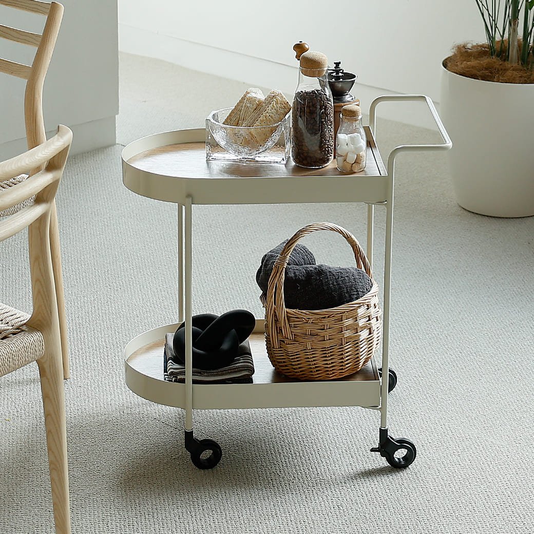 m - st03 バスケットトローリーワゴン - miion|北欧ナチュラルモダン家具・インテリア通販 miion(ミオン)