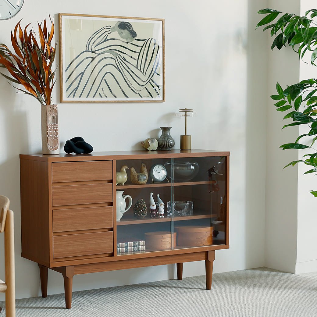 m - cb02 ガラスキャビネット - miion|北欧ナチュラルモダン家具・インテリア通販 miion(ミオン)