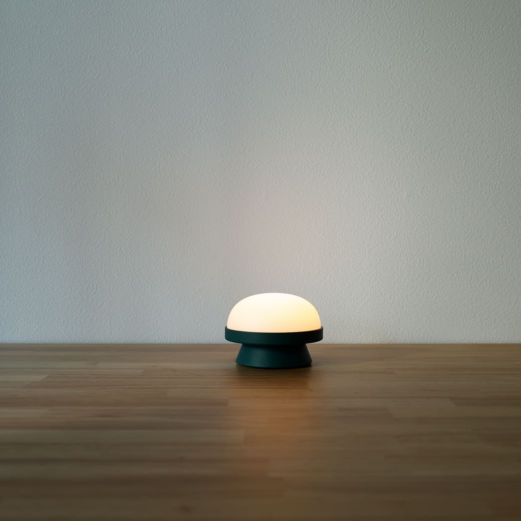 m-tl04 ROSENDAHL / ソフトスポット ソーラー ドッツ (フォレストグリーン) 直径11.5cm