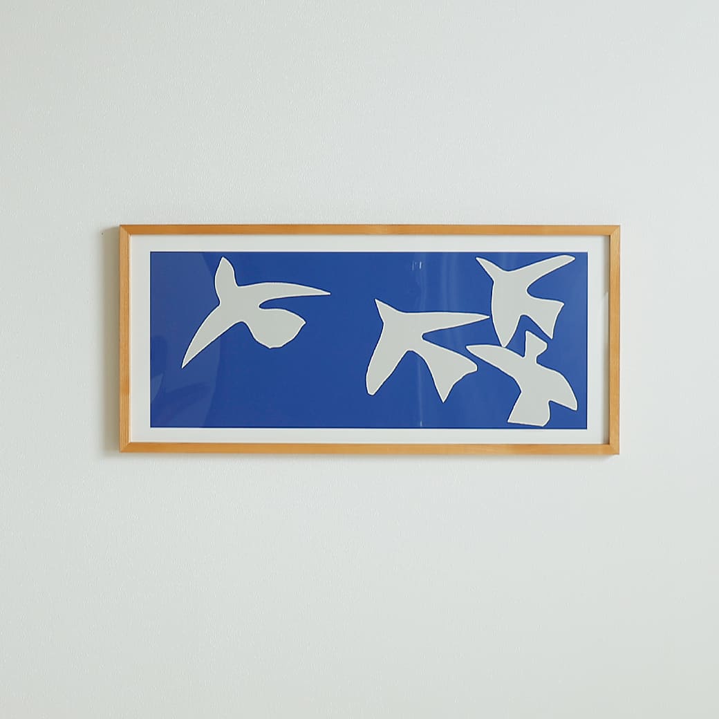 m - po30 アートポスター 青い鳥 - miion|北欧ナチュラルモダン家具・インテリア通販 miion(ミオン)