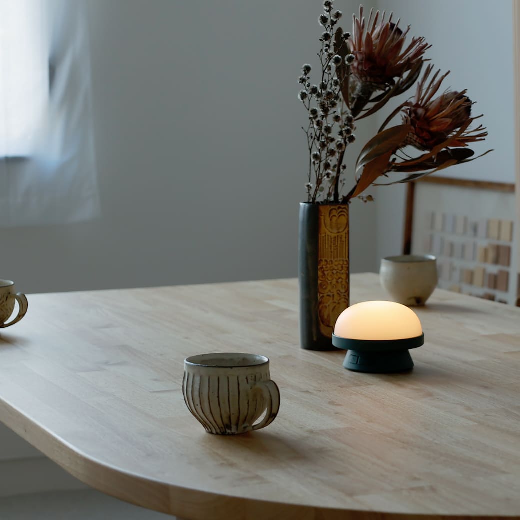 m - tl04 ROSENDAHL / ソフトスポット ソーラー ドッツ (フォレストグリーン) 直径11.5cm - miion|北欧ナチュラルモダン家具・インテリア通販 miion(ミオン)