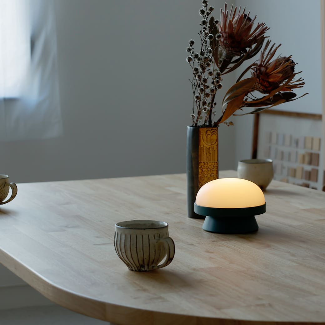 m-tl05 ROSENDAHL / ソフトスポット ソーラー ドッツ (フォレストグリーン) 直径14.5cm