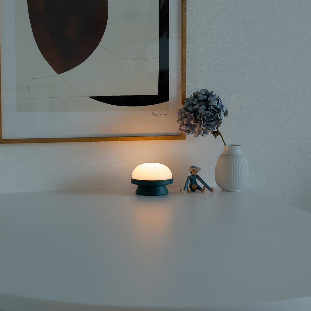 m-tl04 ROSENDAHL / ソフトスポット ソーラー ドッツ (フォレストグリーン) 直径11.5cm