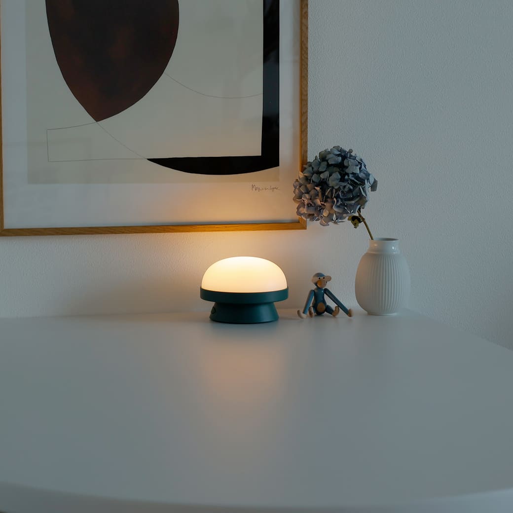 m-tl05 ROSENDAHL / ソフトスポット ソーラー ドッツ (フォレストグリーン) 直径14.5cm