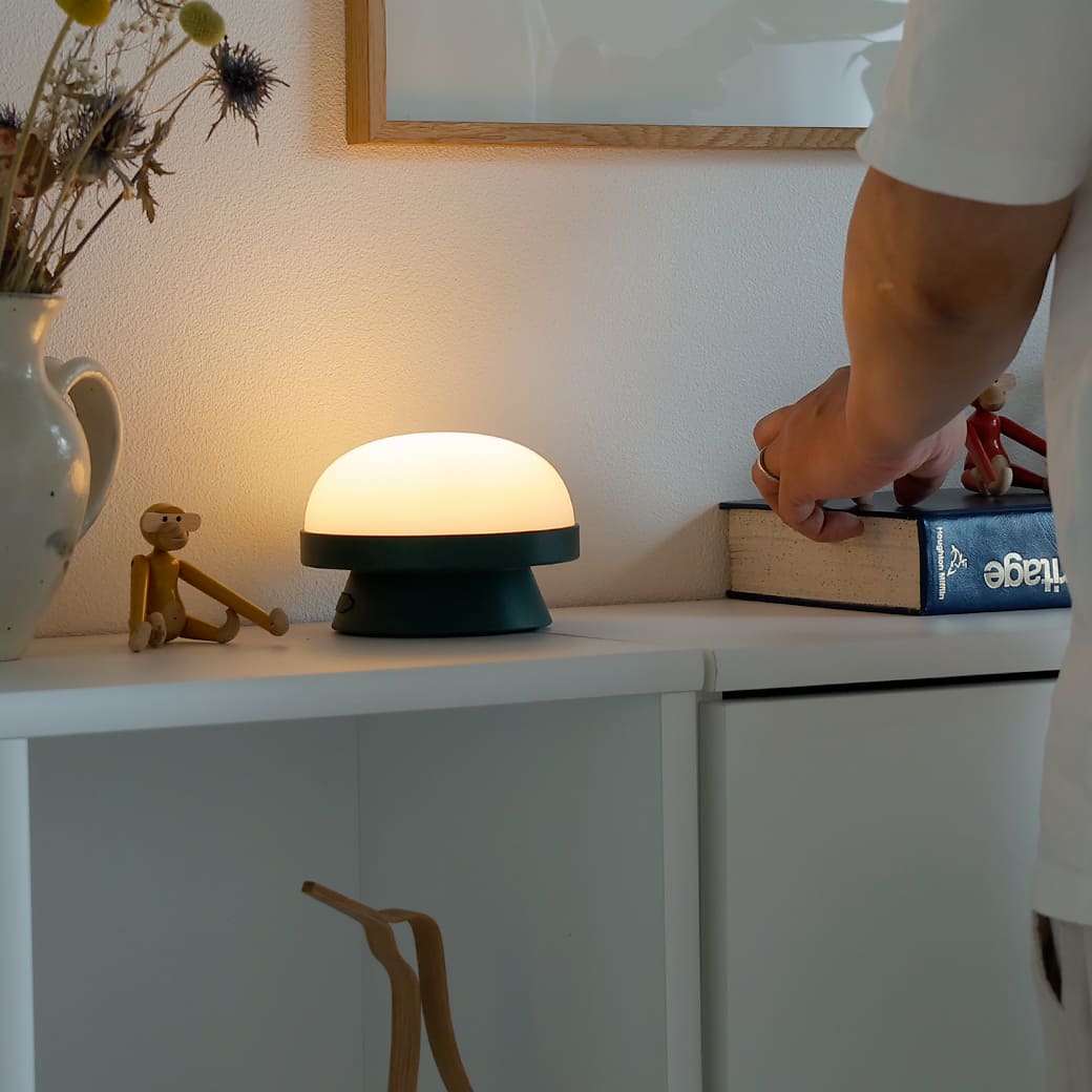 m-tl05 ROSENDAHL / ソフトスポット ソーラー ドッツ (フォレストグリーン) 直径14.5cm