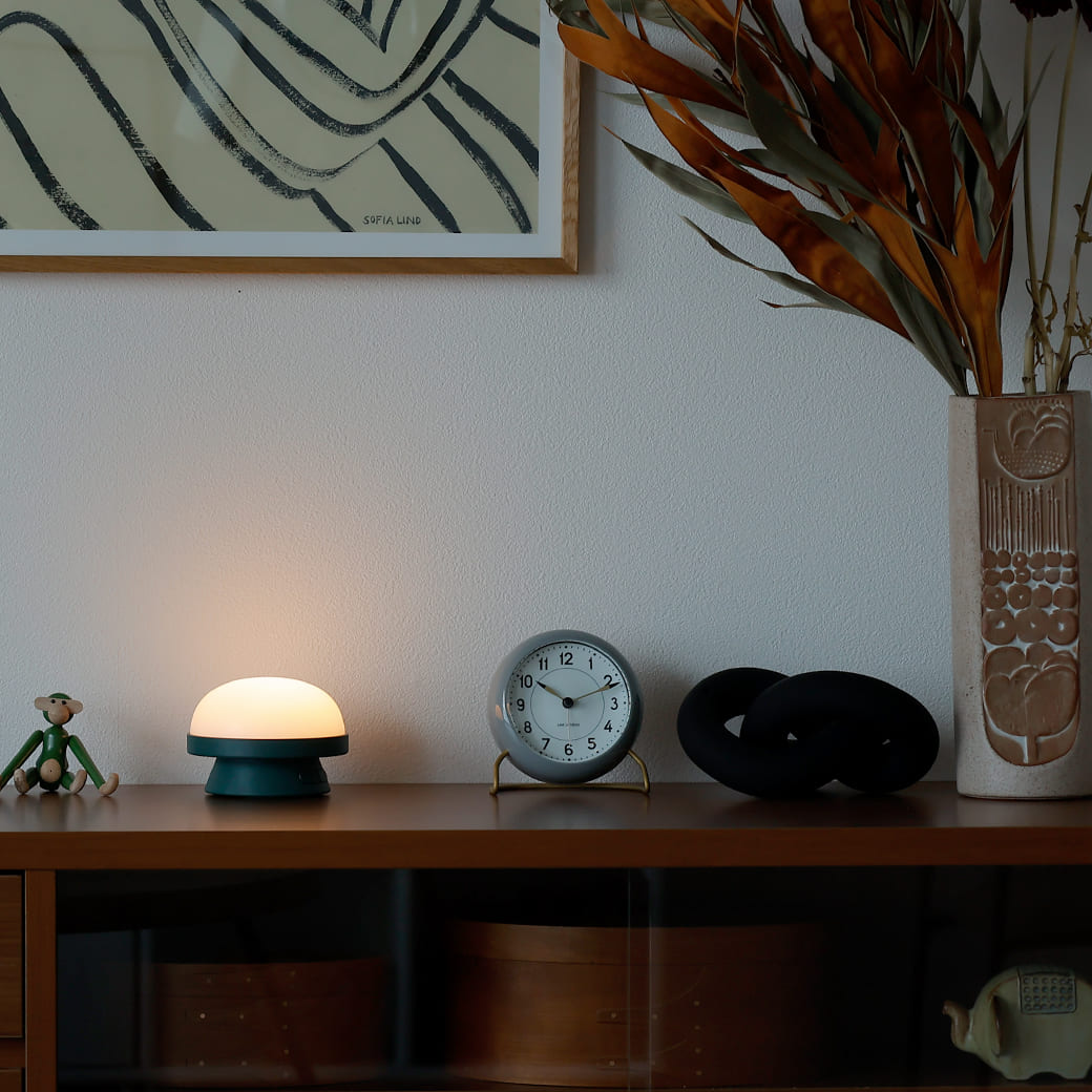 m-tl04 ROSENDAHL / ソフトスポット ソーラー ドッツ (フォレストグリーン) 直径11.5cm