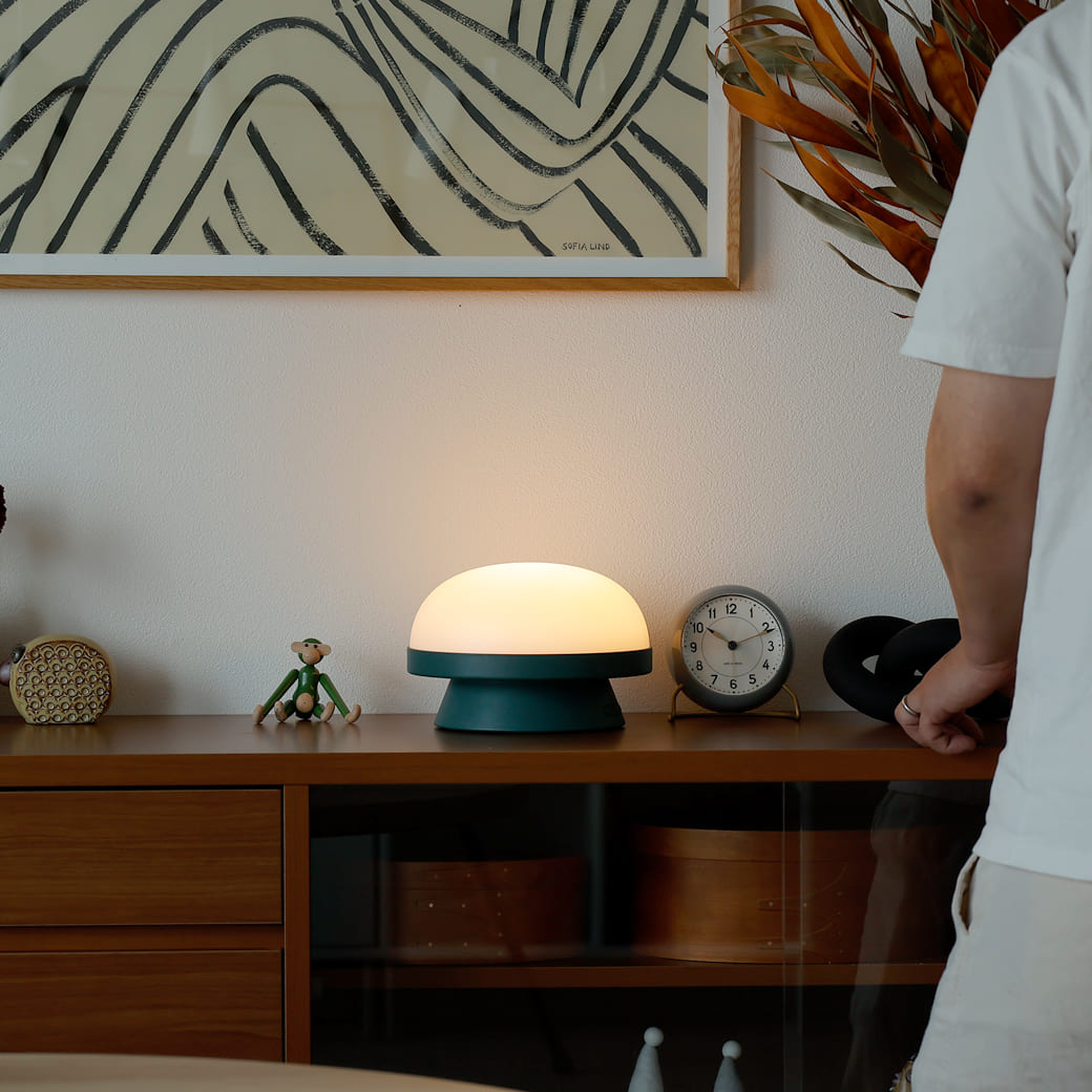 m-tl06 ROSENDAHL / ソフトスポット ソーラー ドッツ (フォレストグリーン) 直径21cm