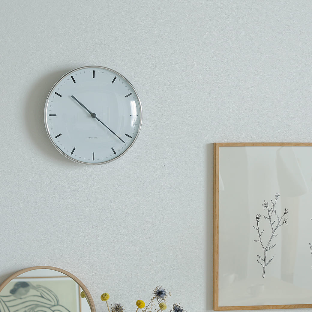 m - cl03 掛け時計 Arne Jacobsen CITY HALL 29cm - miion|北欧ナチュラルモダン家具・インテリア通販 miion(ミオン)
