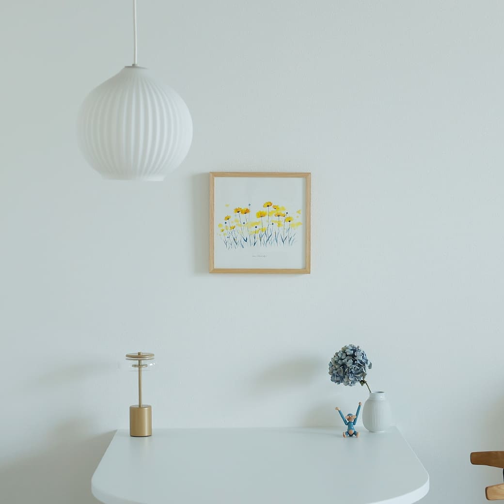 m-po16 アートポスター a good view COREOPSIS フレームセット 一栁綾乃