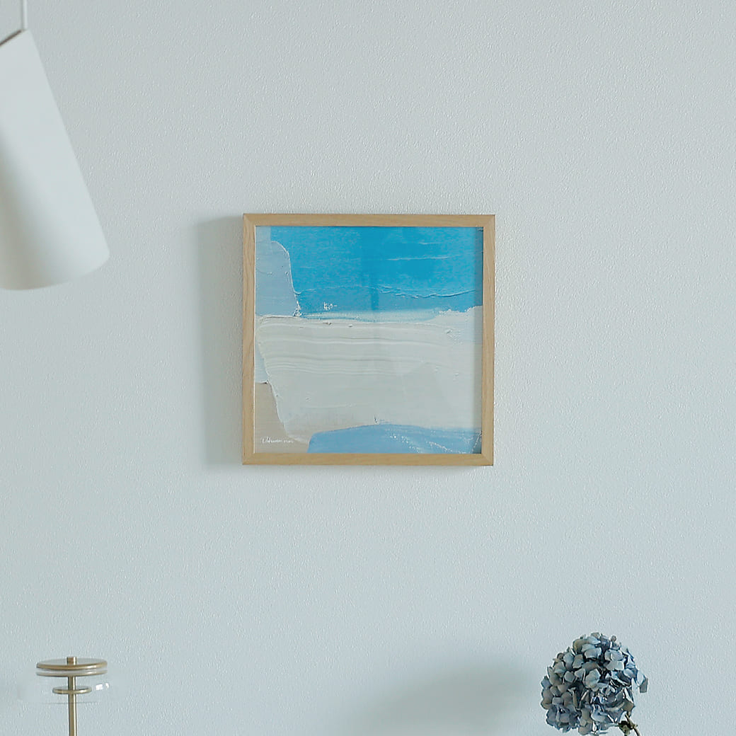 m-po19 アートポスター a good view STROKE ORDER フレームセット滝本優美