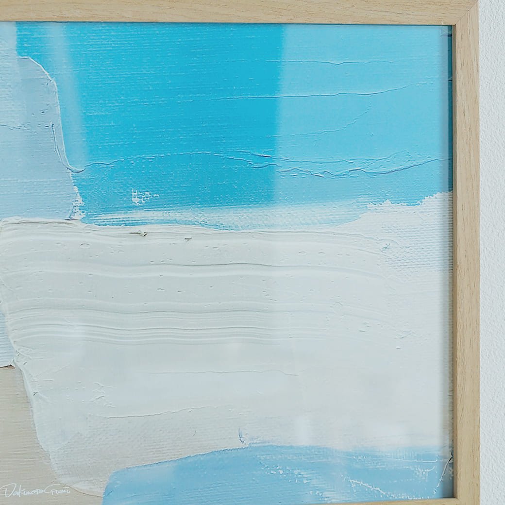 m - po19 アートポスター a good view STROKE ORDER フレームセット滝本優美 - miion|北欧ナチュラルモダン家具・インテリア通販 miion(ミオン)