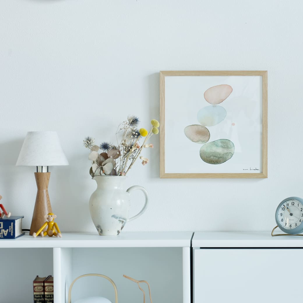 m-po20 アートポスター a good view RHYTHM フレームセット ハシモトヒロコ