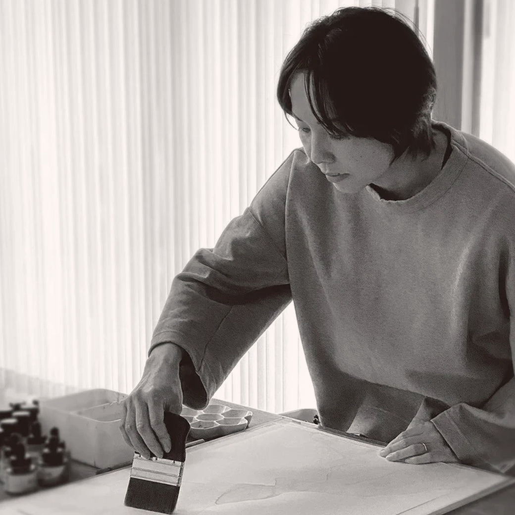 m-po21 アートポスター a good view ROCKBALANCING フレームセット ハシモトヒロコ