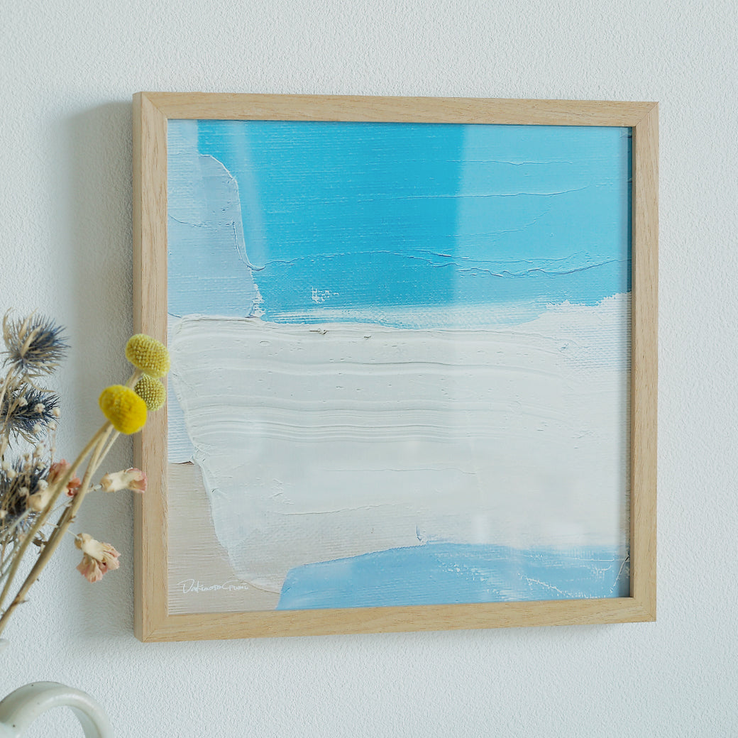 m-po19 アートポスター a good view STROKE ORDER フレームセット滝本優美