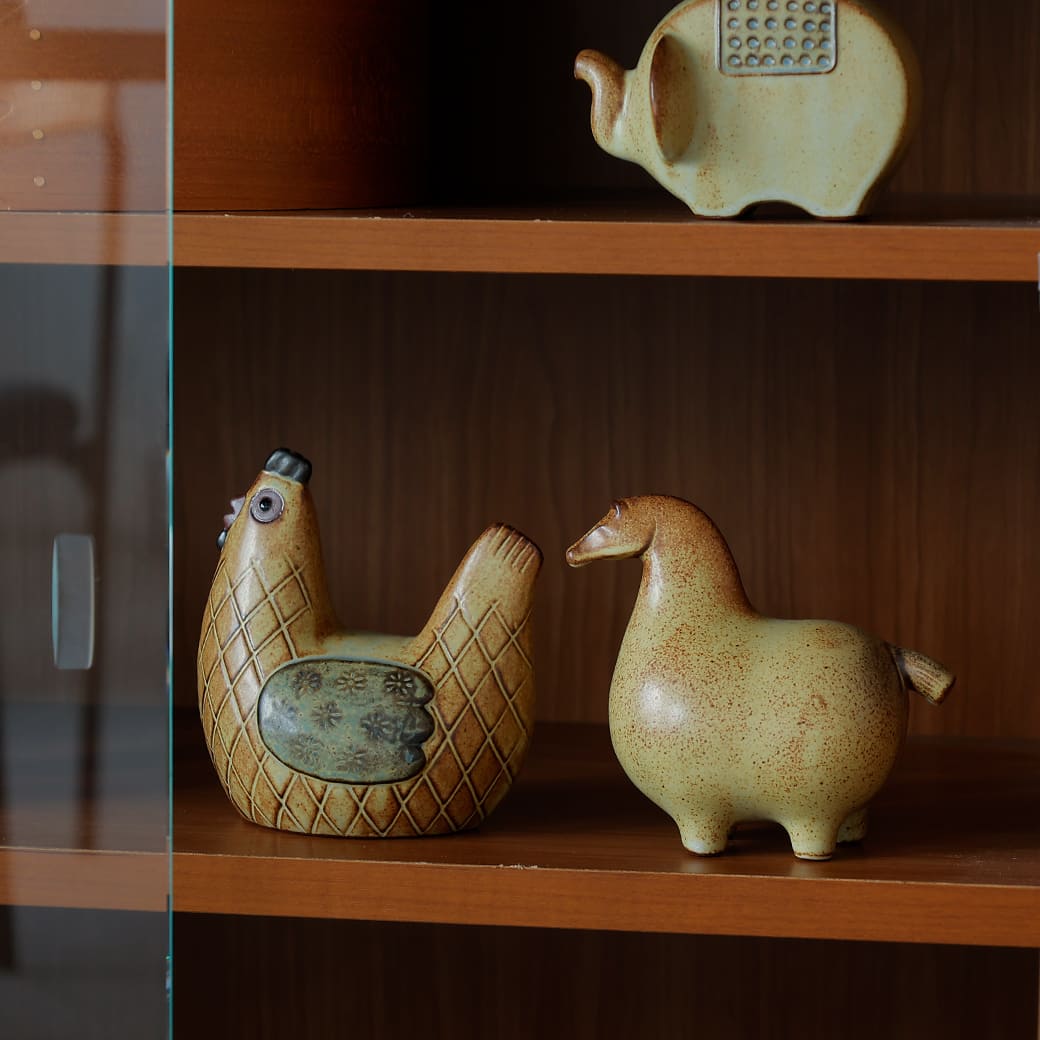 m-ob04 かしわ窯 Ornament A chicken large