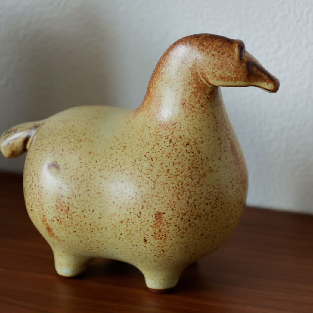 m-ob03 かしわ窯 Ornament A horse