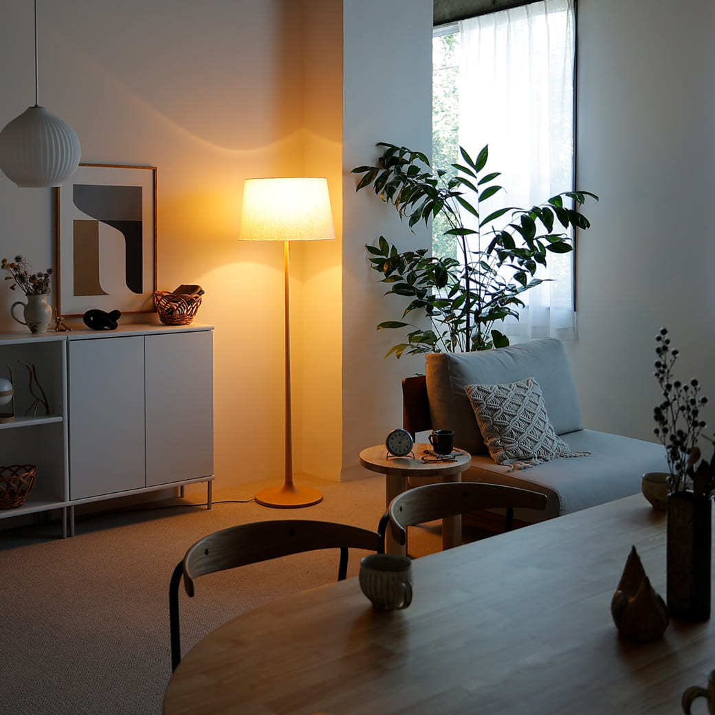 m-fl13 フロアーランプ take5 メイプル