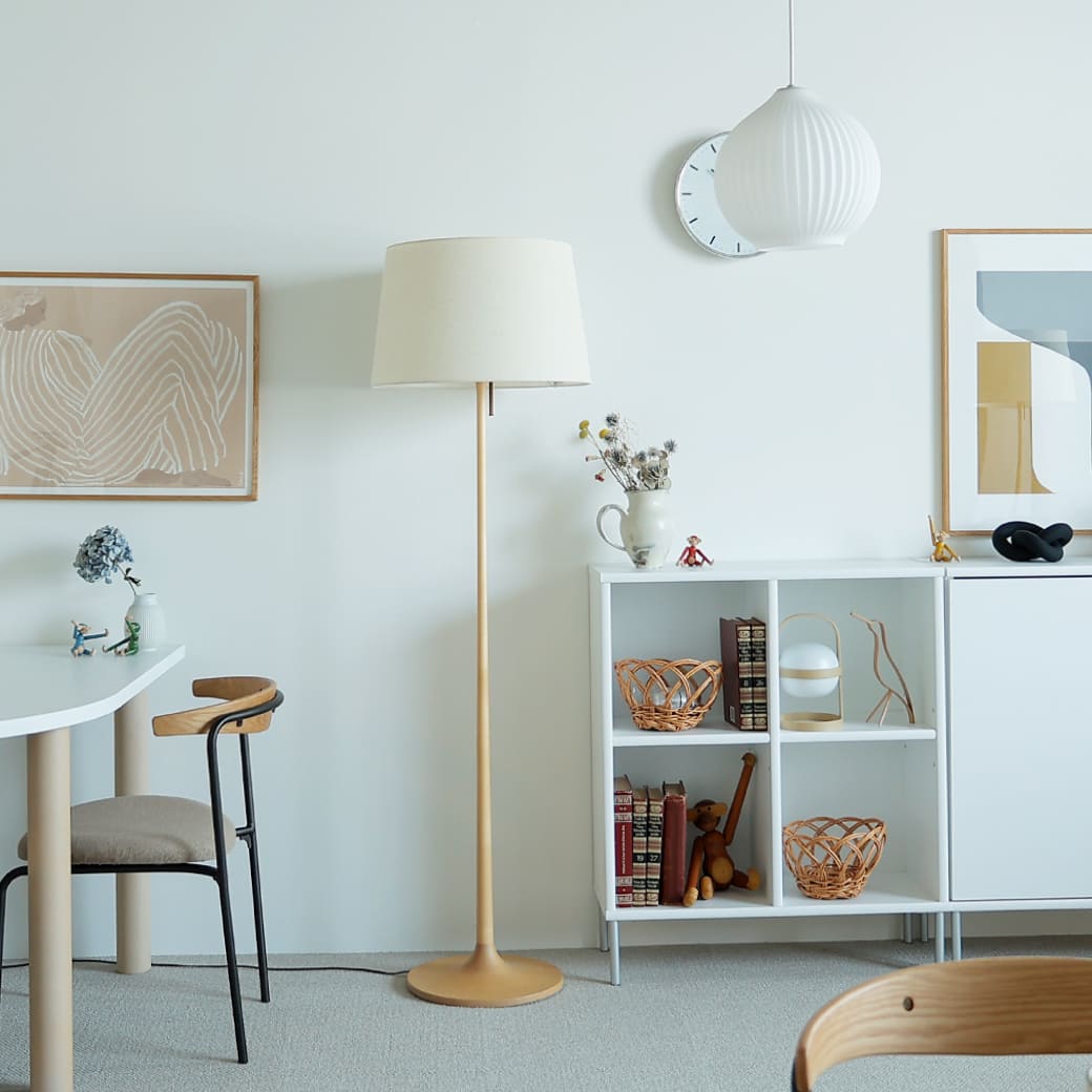 m - fl13 フロアーランプ take5 メイプル - miion|北欧ナチュラルモダン家具・インテリア通販 miion(ミオン)