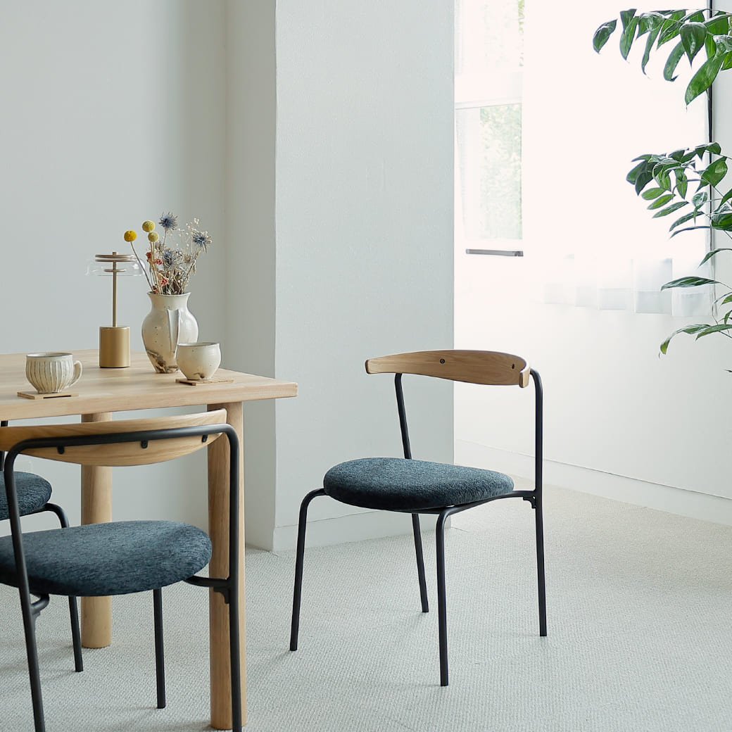 m - dc05 国産ダイニングチェア チャコールグレー - miion|北欧ナチュラルモダン家具・インテリア通販 miion(ミオン)