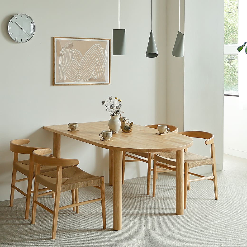m - ds04 ダイニング5点セット - miion|北欧ナチュラルモダン家具・インテリア通販 miion(ミオン)