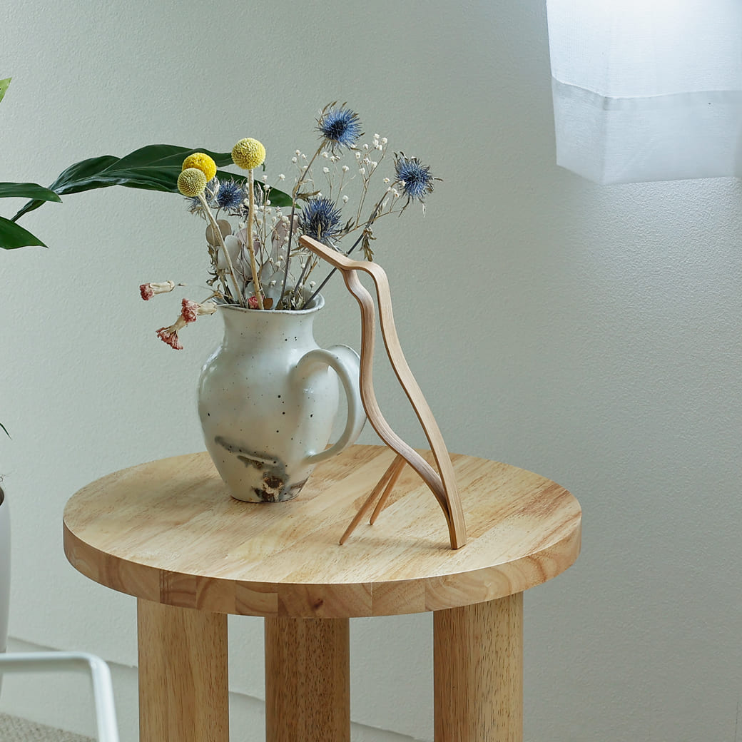 m-ob01 Cooee Design (クーイーデザイン) Woody Bird High 25cm オーク