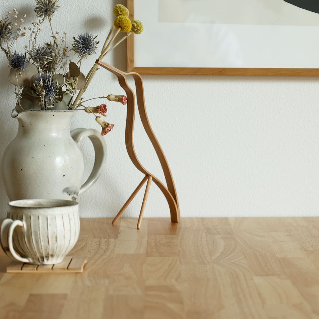 m-ob01 Cooee Design (クーイーデザイン) Woody Bird High 25cm オーク