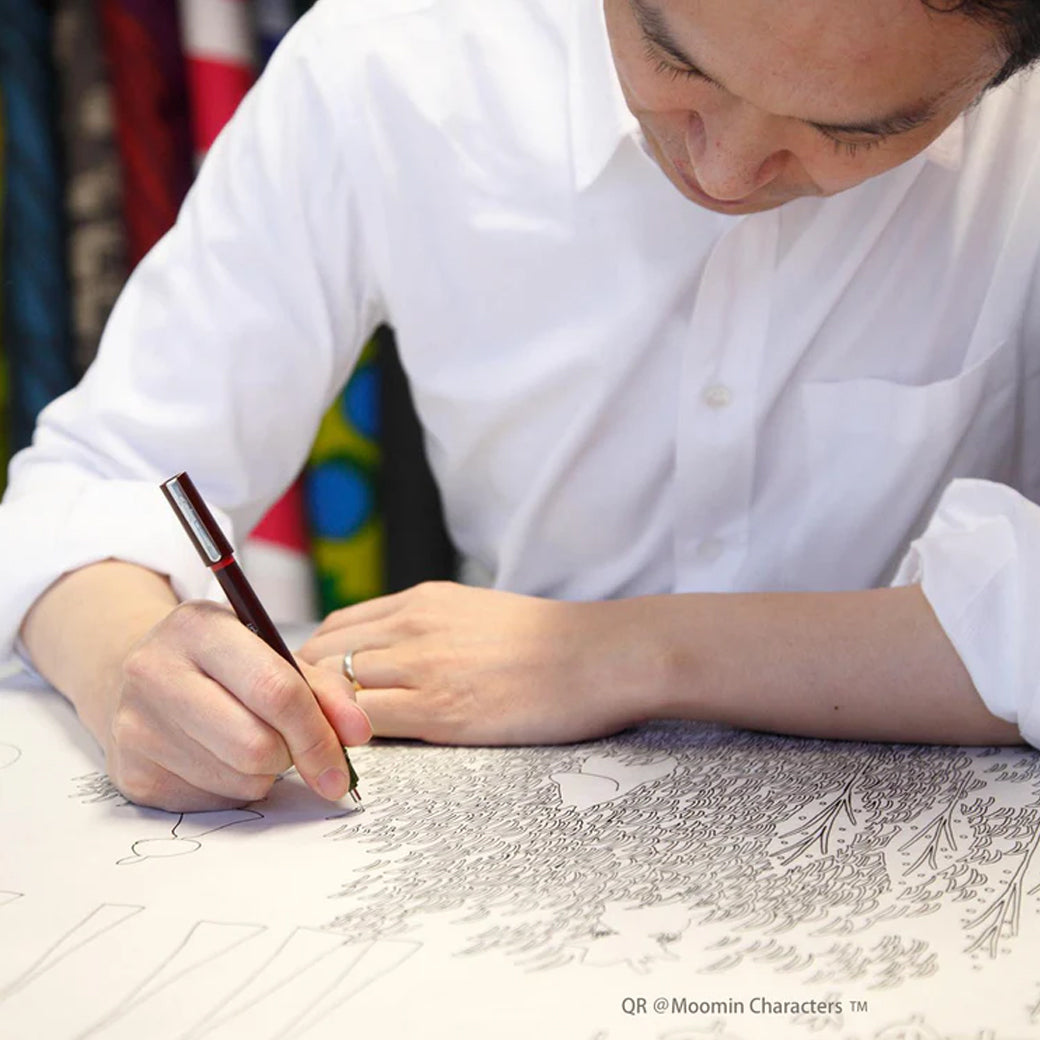 m-po34 アートポスター MOOMIN MORAN TO BATTARI