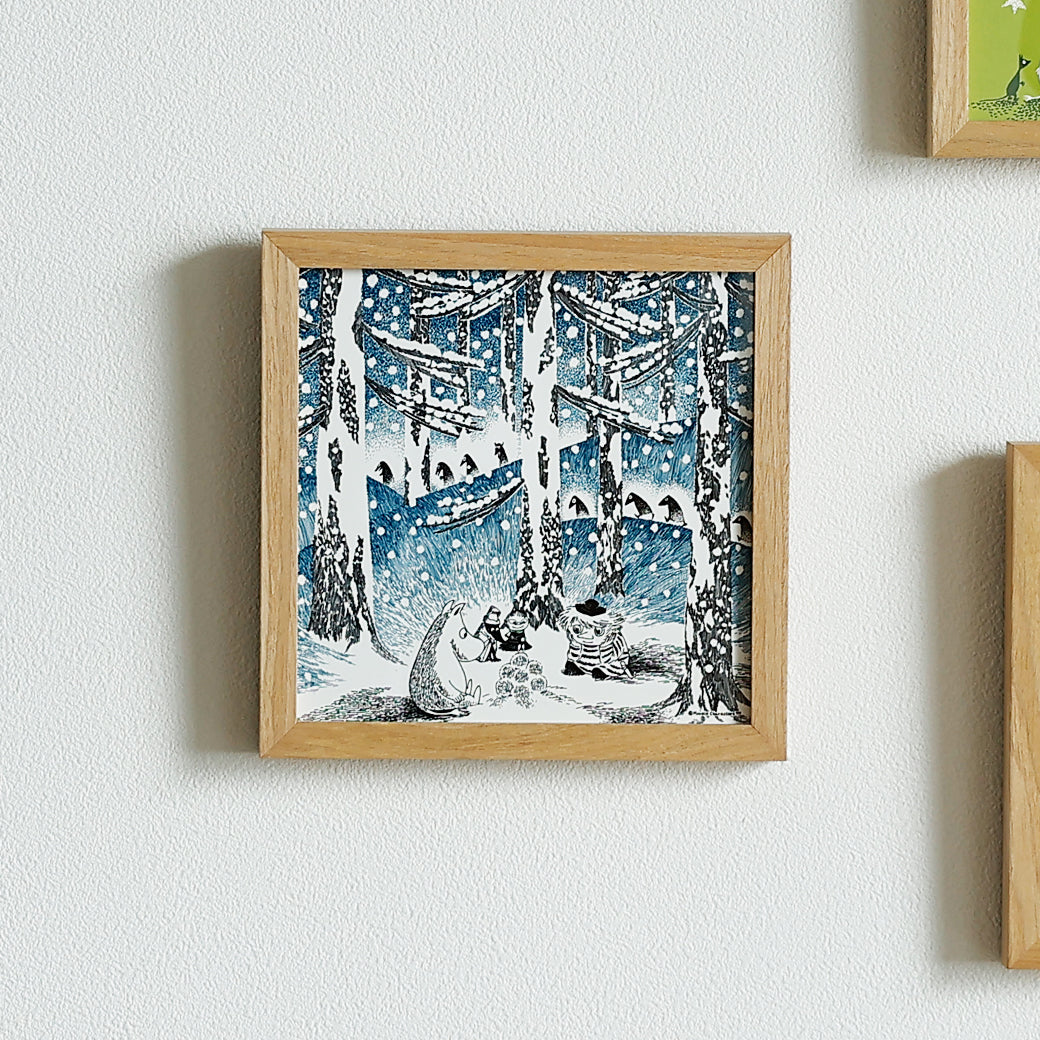 m-po32 アートポスター MOOMIN YUKIDAMA NO AKARI