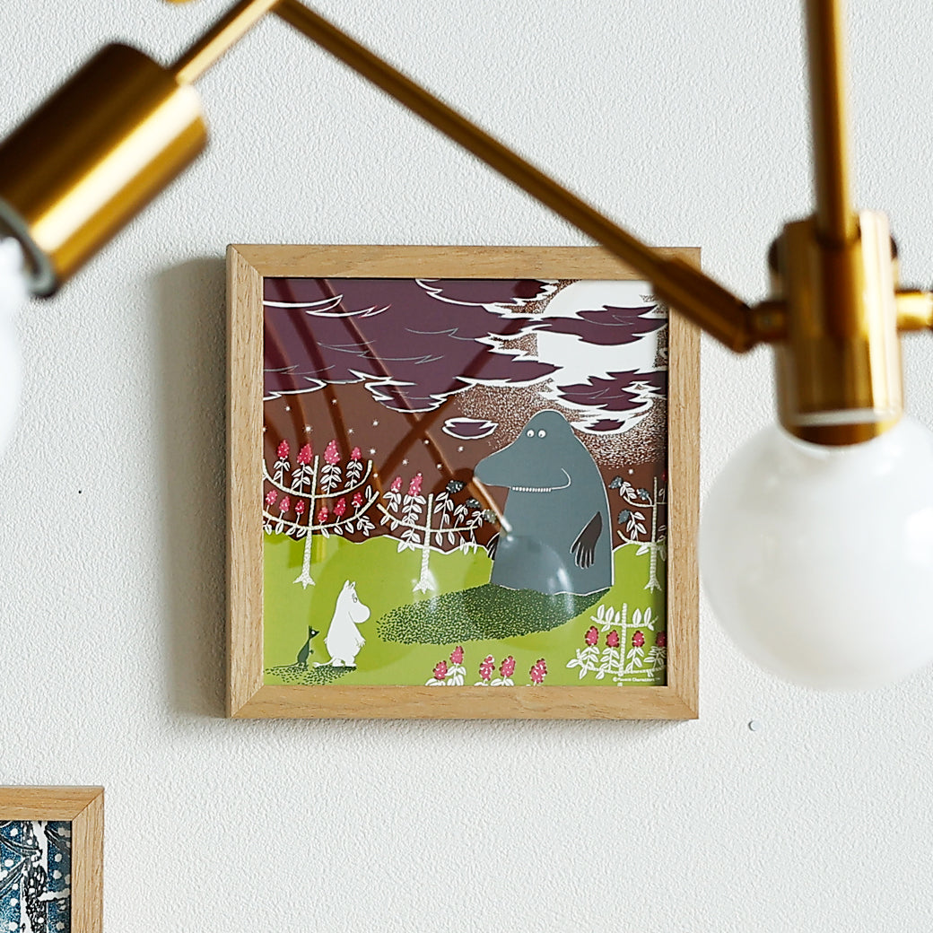 m-po34 アートポスター MOOMIN MORAN TO BATTARI