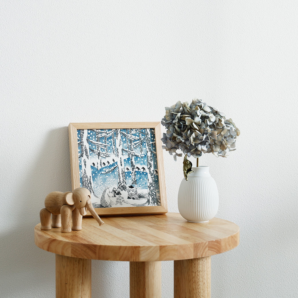 m-po32 アートポスター MOOMIN YUKIDAMA NO AKARI