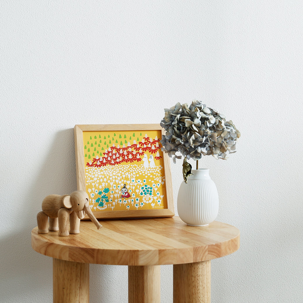 m-po33 アートポスター MOOMIN OHANABATAKE NO LITTLEMY