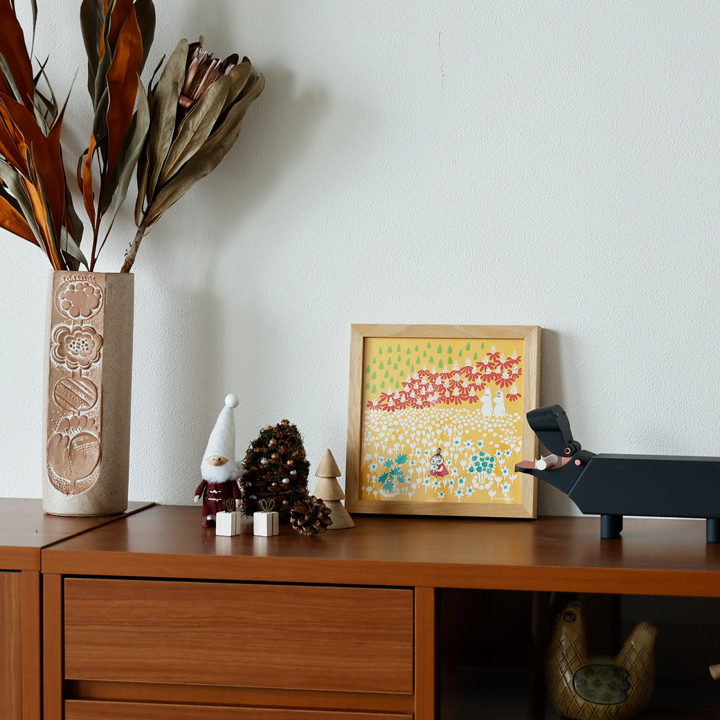 m-po33 アートポスター MOOMIN OHANABATAKE NO LITTLEMY