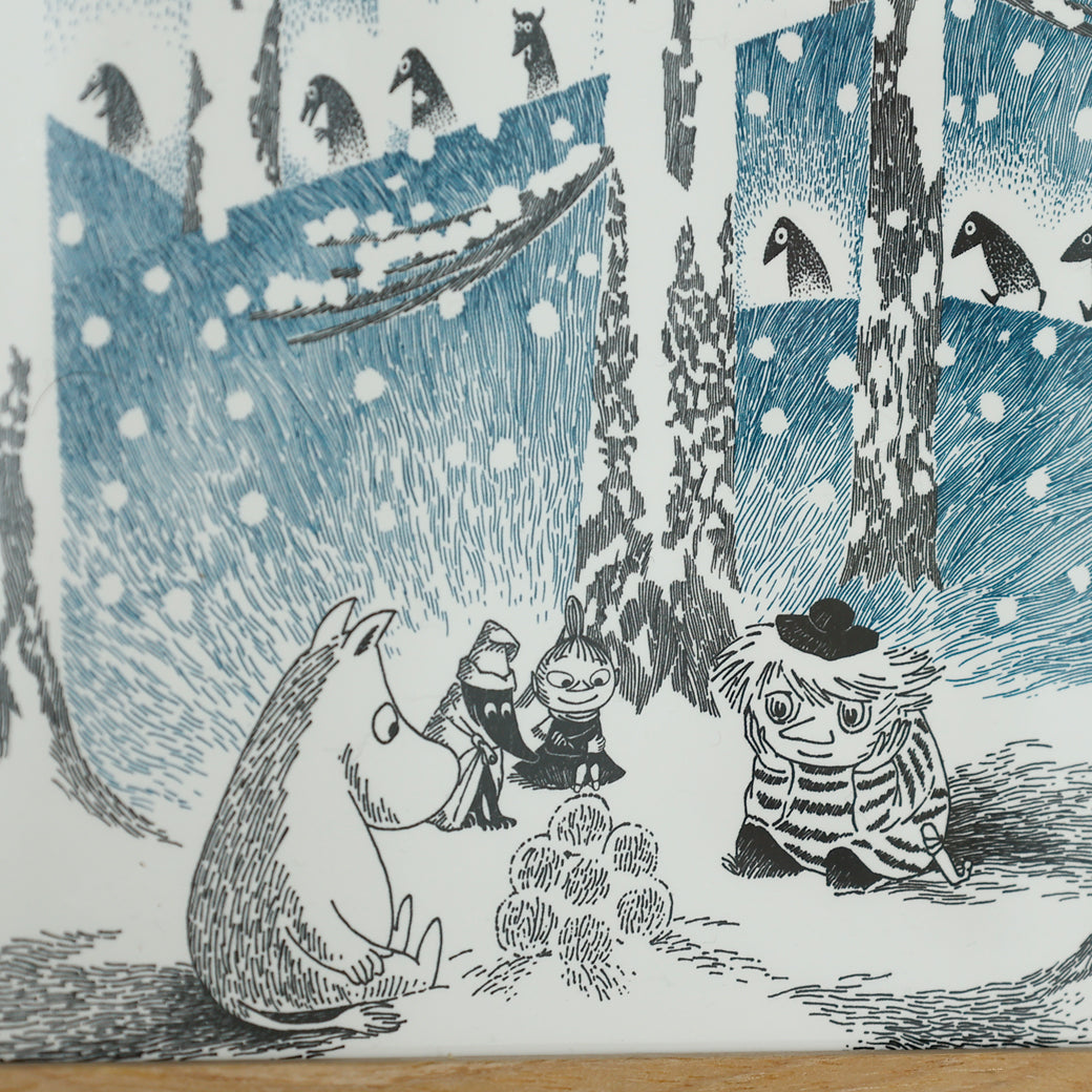 m-po32 アートポスター MOOMIN YUKIDAMA NO AKARI